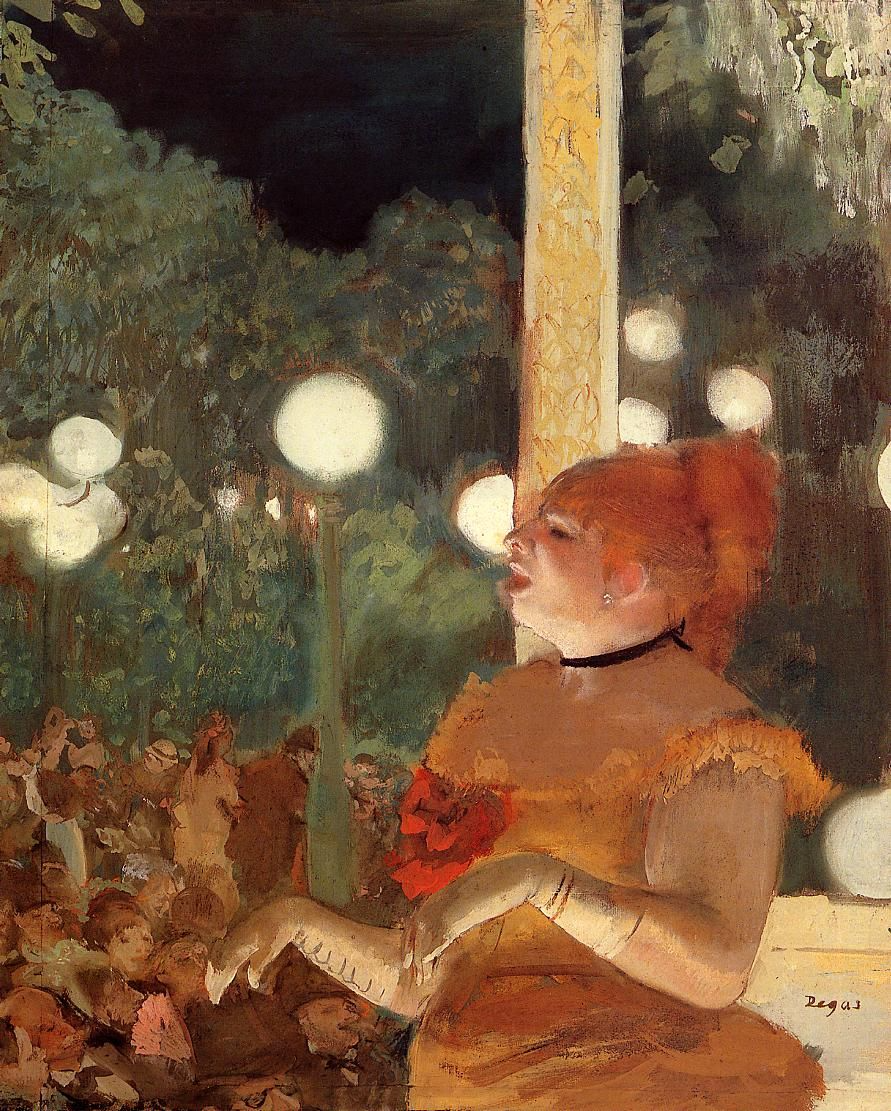 Песня собаки, художник Эдгар Дега (1875-1877)