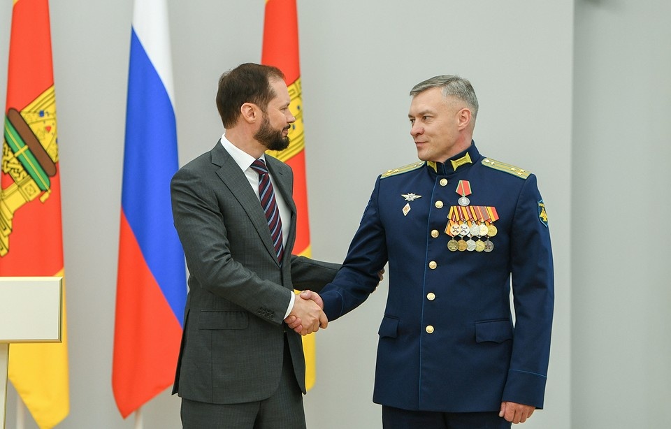    На церемонии награждения. ПТО