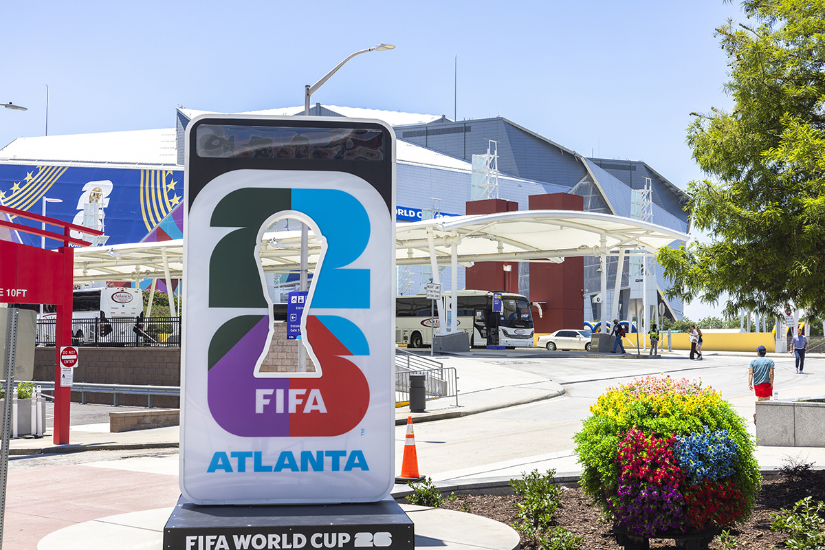 spencer Hart / Shutterstock / FOTODOM📷Центр Атланты готовится принять матчи чемпионата мира по футболу FIFA 2026