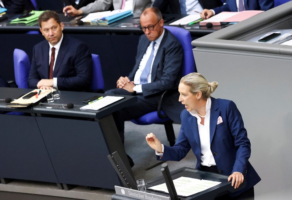    Алиса Вайдель во время дебатов в бундестаге заявила, что Украина никогда не должна стать членом Евросоюза и НАТО REUTERS