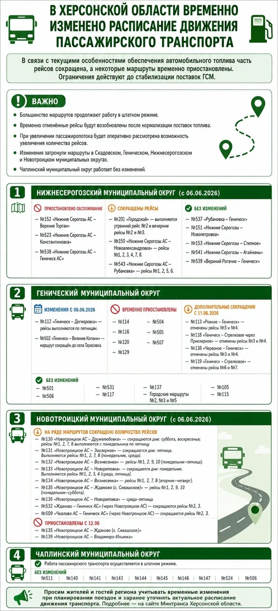    Как изменился график работы общественного транспорта Фото: канал МАХ Владимира Сальдо