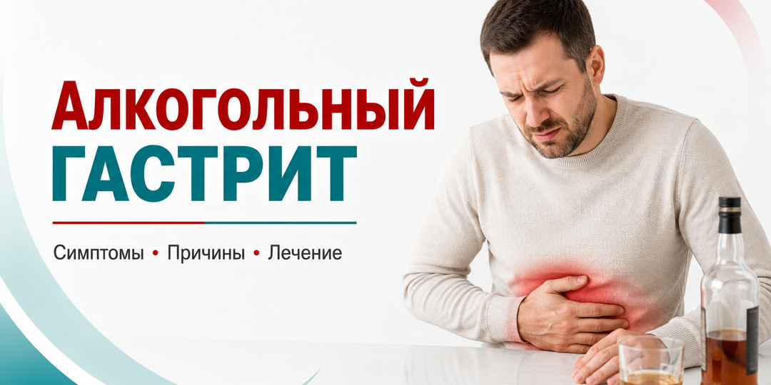 Алкогольный гастрит: почему после спиртного болит желудок и когда это опасно