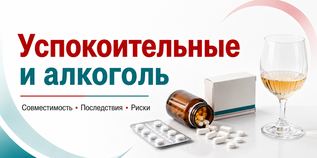 Успокоительные и алкоголь: почему это сочетание может быть смертельно опасным