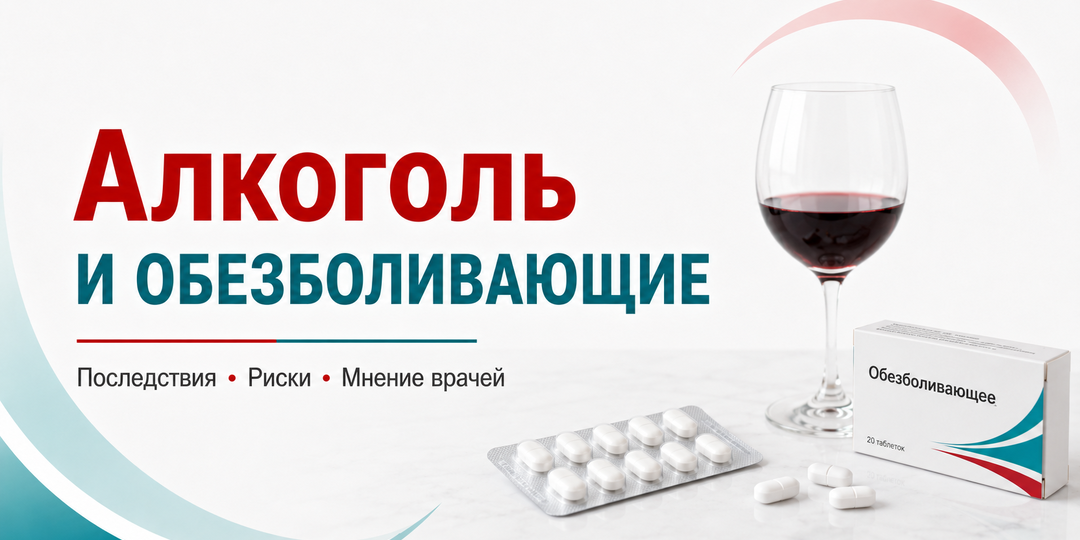 Алкоголь и обезболивающие: почему это сочетание может быть опаснее самой боли