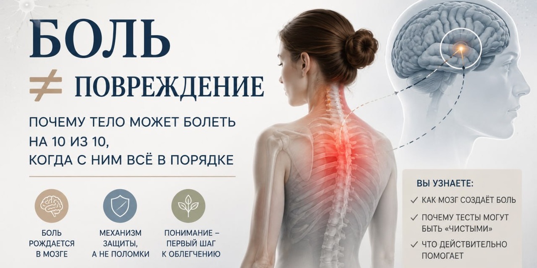 Боль не равно повреждение