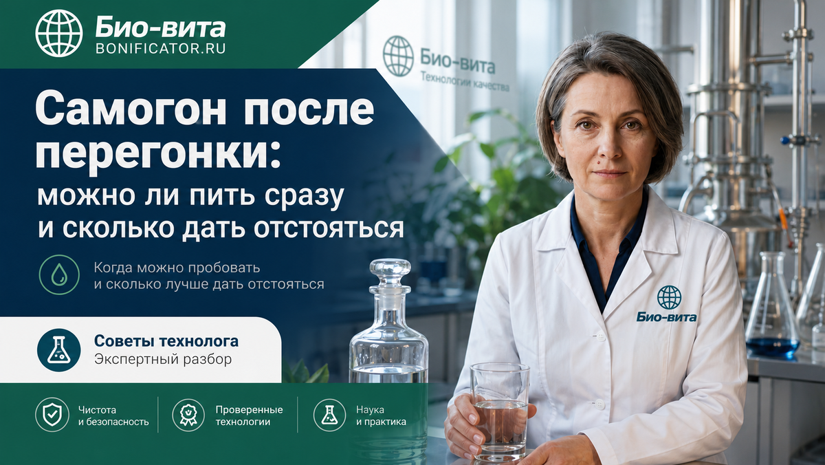 отстоявшийся самогон после перегонки, рекомендации по употреблению