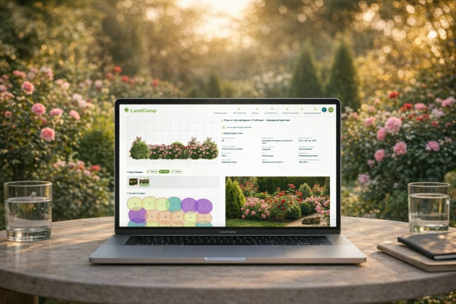 LandComp - сервис по созданию ландшафтных композиций