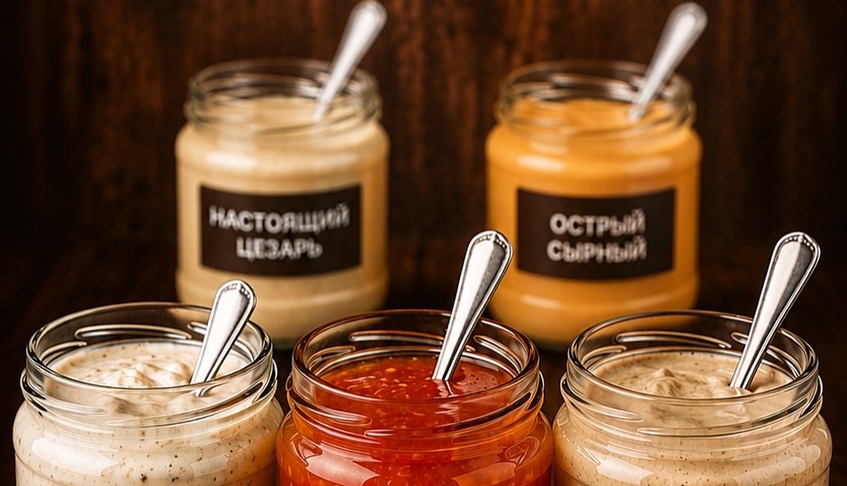 🥫 Домашний соус вкуснее покупного: 5 простых рецептов, которые украсят любой обед