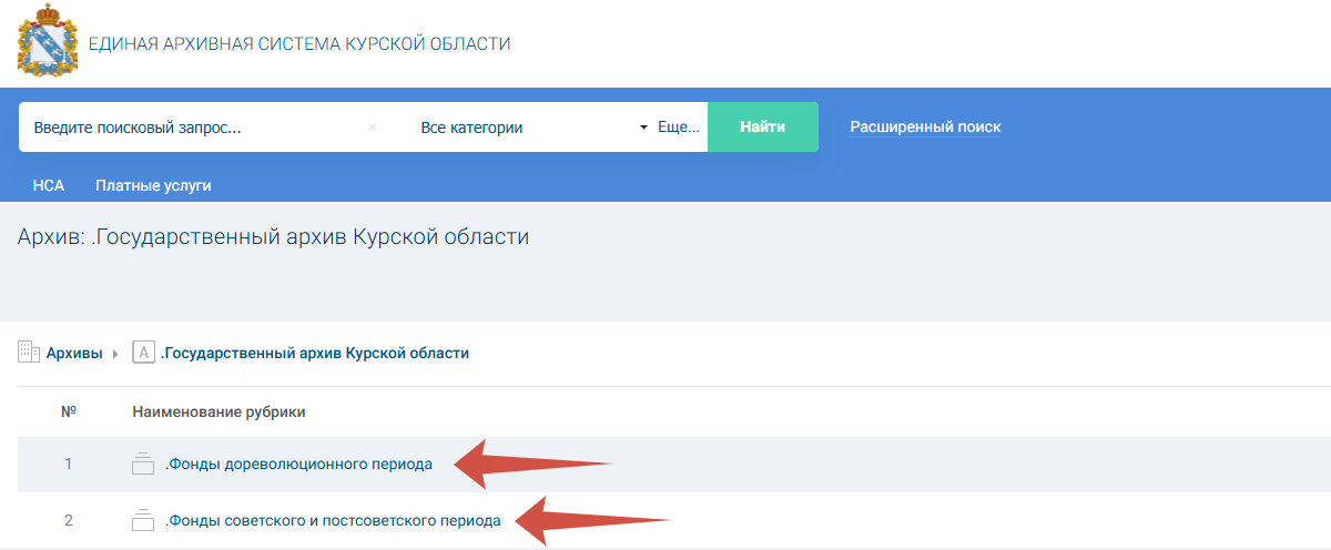 Стрелочками указала на группы фондов. 