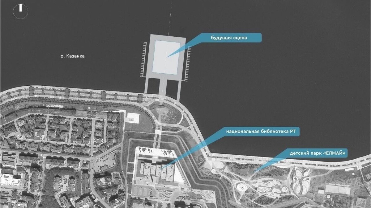    Крутой склон у библиотеки, по задумке архитектора, должен превратиться в естественный амфитеатр   Соцсети Ильсияр Тухватуллиной