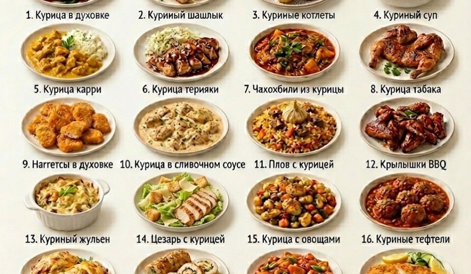 🍗 Что приготовить из курицы: 24 идеи для вкусных домашних обедов и ужинов