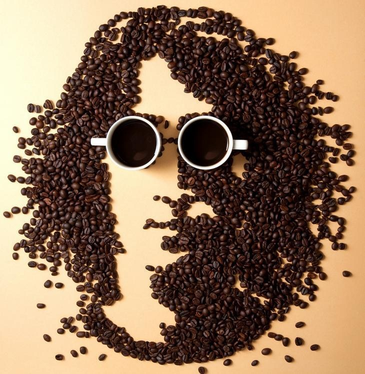 Кофейный портрет. Coffee portrait "Imagine" Fotografia café, Vick muniz, Café ru.pinterest.com
