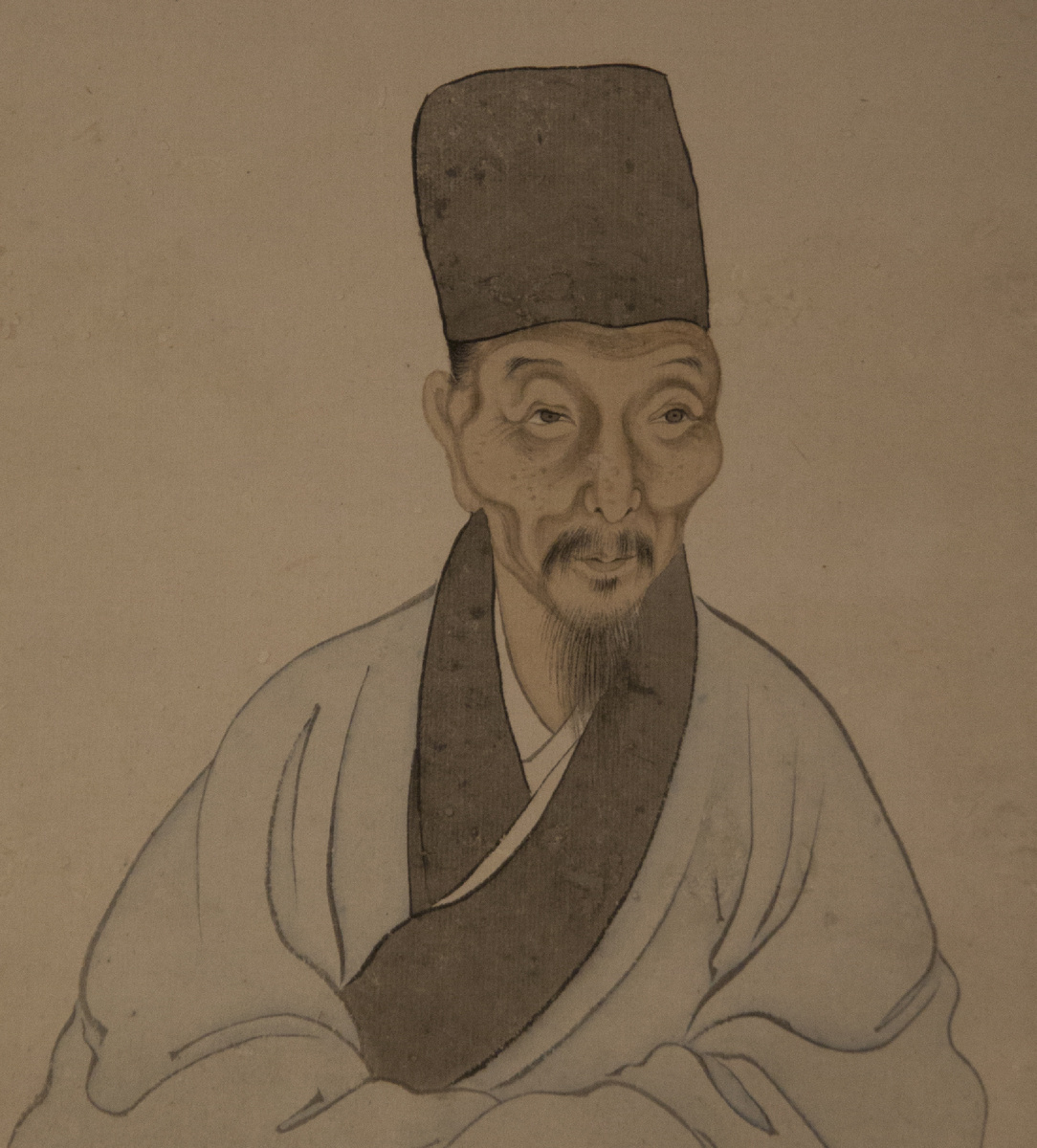 Портрет Цю Ина (поздний). Нанкинский музей, Нанкин, КНР. 