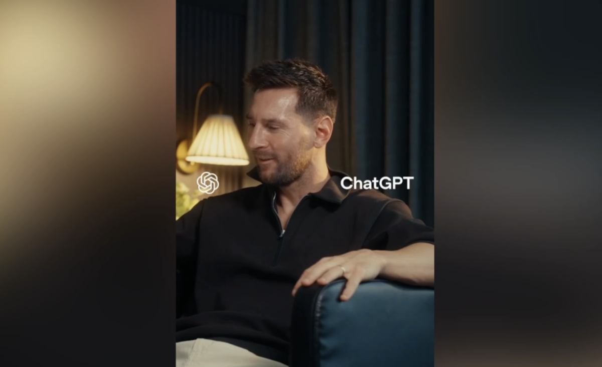    Месси в рекламе ChatGPT