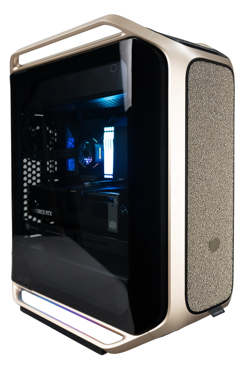    Cooler Master показала топовый ПК в золотом исполнении