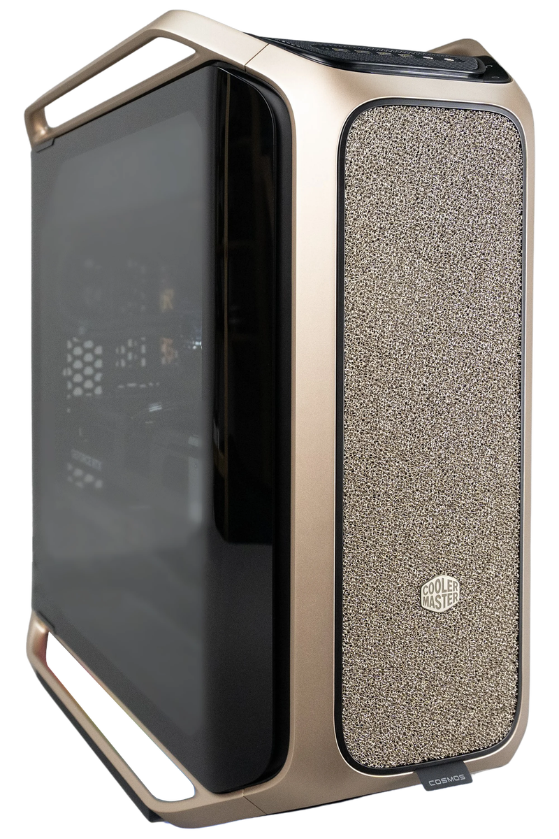    Cooler Master показала топовый ПК в золотом исполнении