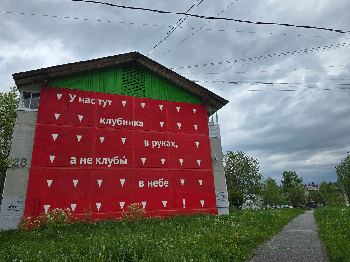 Клубничные дома города Байкальска