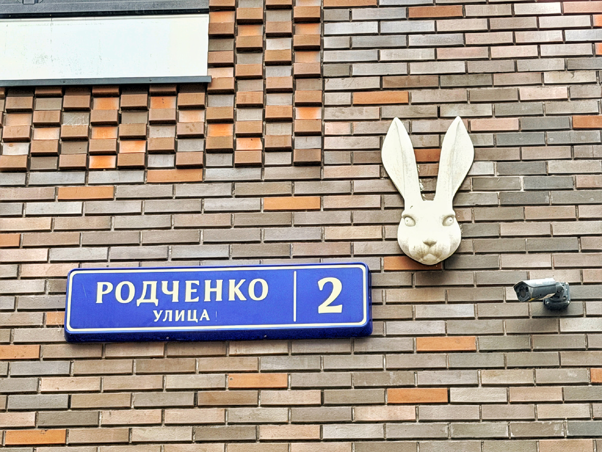 Москва, дом с зайцами. Фото автора