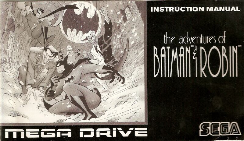 Алексей Буткеев — обложка инструкции The Adventures of Batman & Robin
