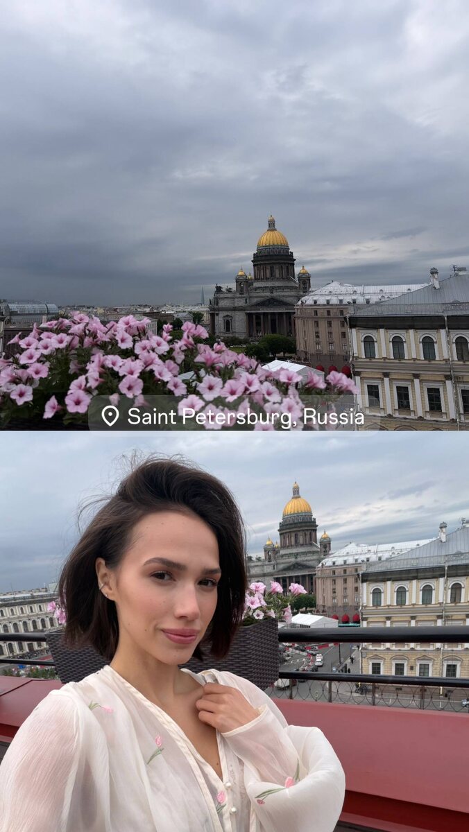    Алин Загитова устроила фотосессию в Санкт-ПетербургеСоцсети Алины Загитовой