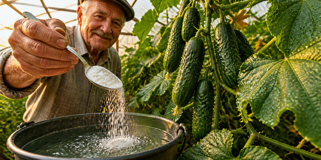 🥒 Мучнистая роса на огурцах: вижу первый белый налёт — делаю вот это, и за 3 дня куст чистый