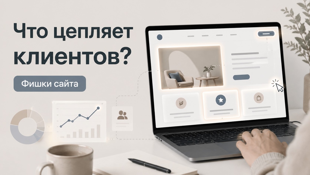 Какие фишки на сайте цепляют клиентов
