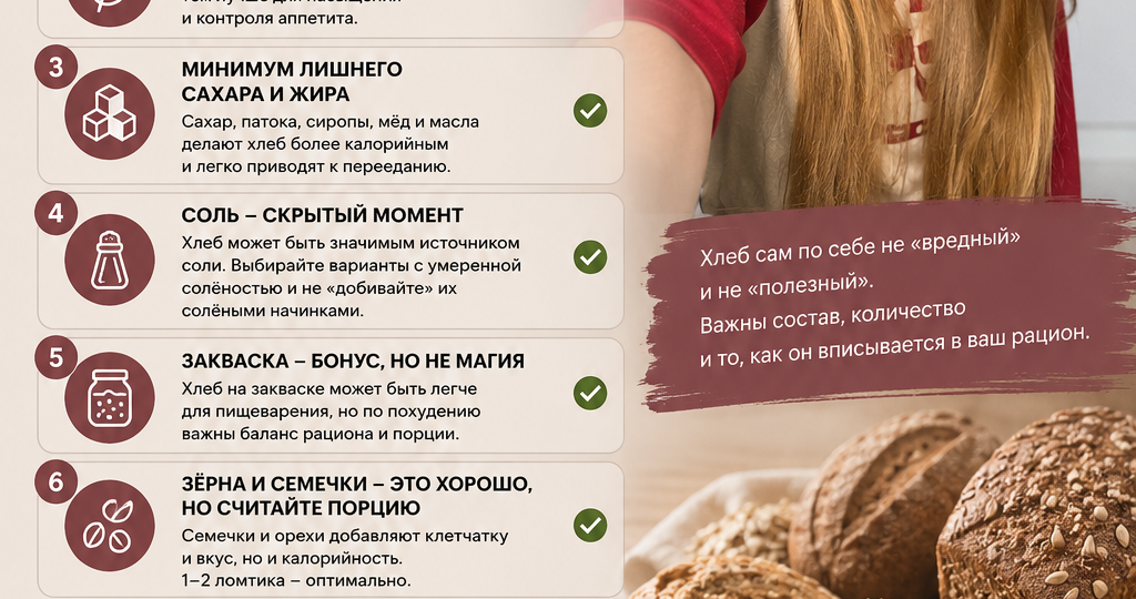 Как выбрать хлеб для здорового питания (и не попасться на маркетинг)?