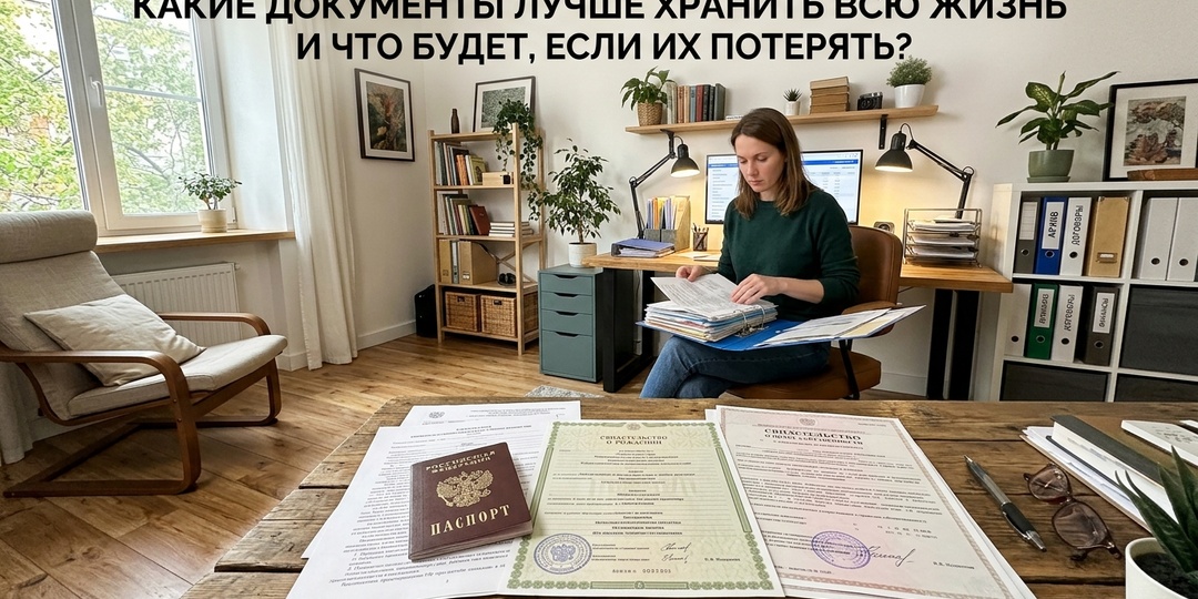 Какие документы лучше хранить всю жизнь, и что будет, если они потеряются?