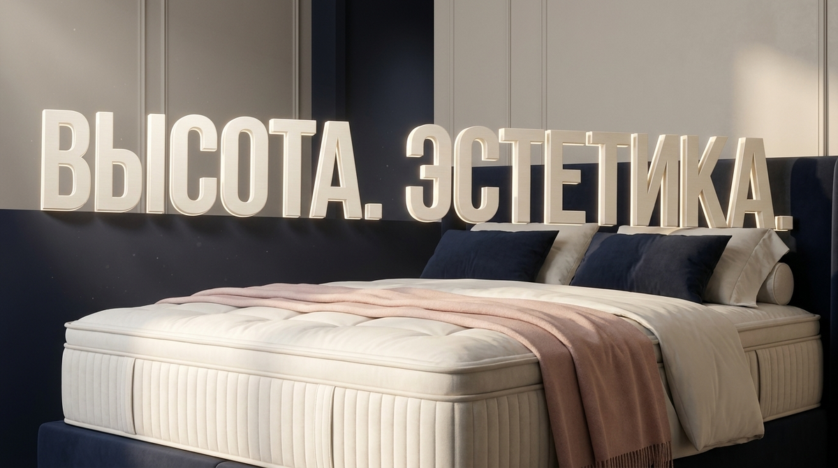    Высокий или низкий? От правильной высоты матраса зависит не только ваш сон, но и весь облик спальни. sayomosleep