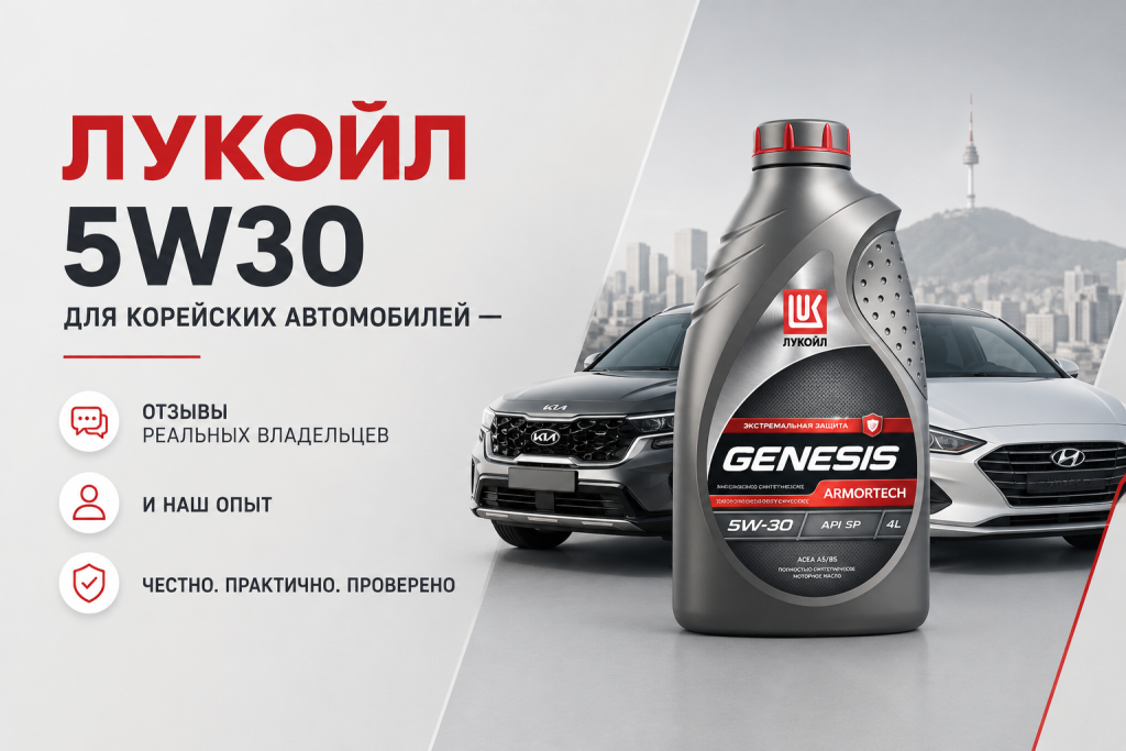    Лукойл 5w30 для корейских автомобилей — каковы отзывы владельцев