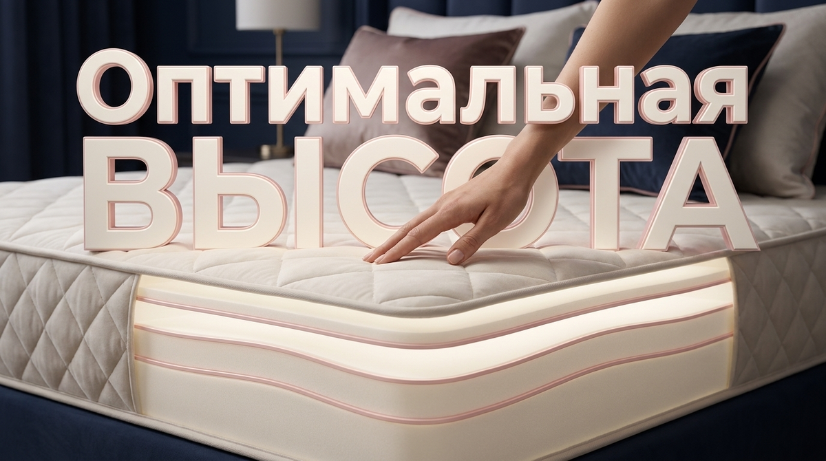    Подходящая высота матраса — залог не только удобства, но и красоты вашей спальни. Позаботьтесь о деталях! sayomosleep