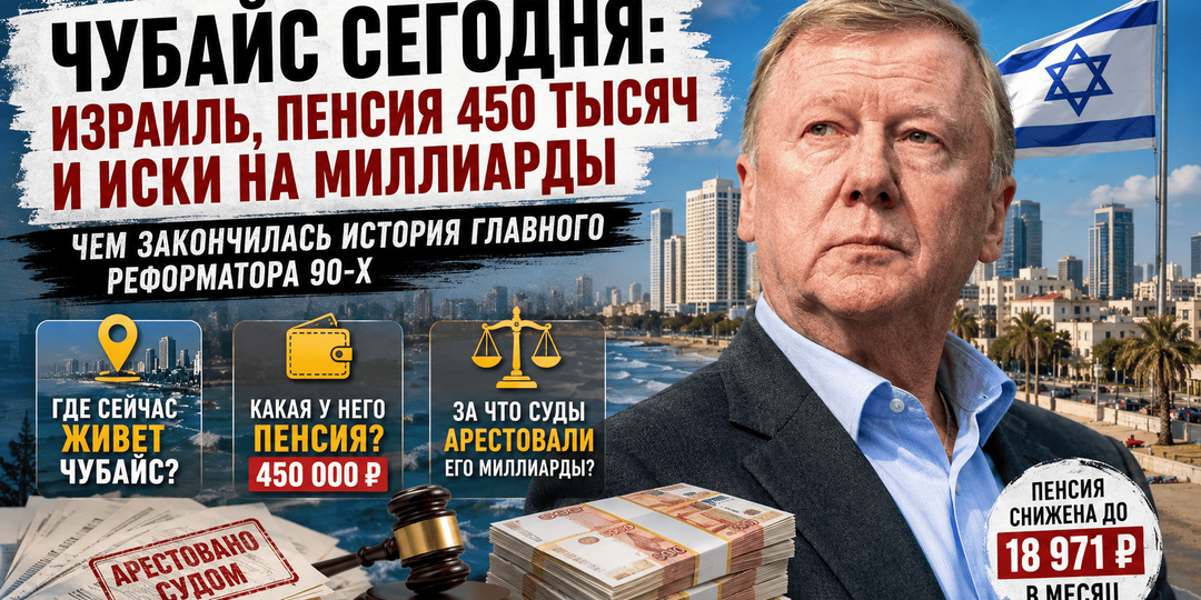 Где сейчас живет Чубайс, какая у него пенсия и за что суды арестовали его миллиарды