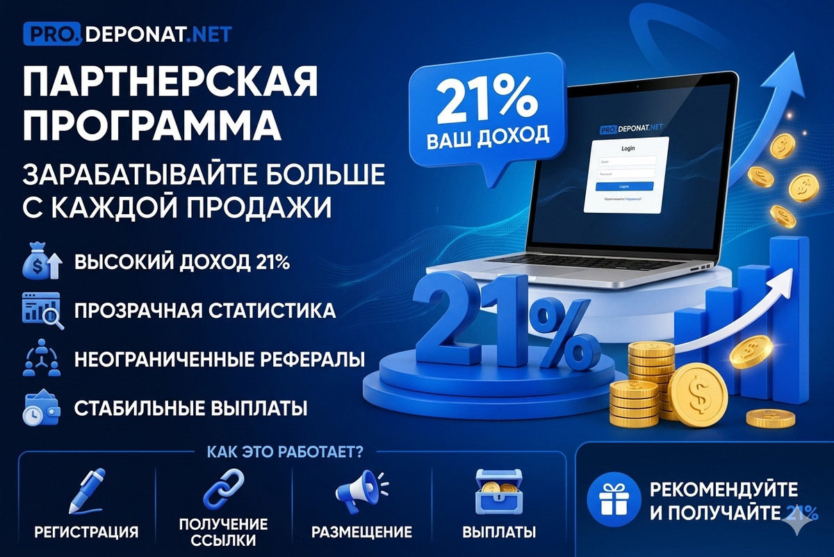 Высокая прибыль партнерам