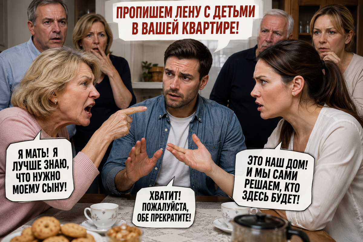 Свекровь приехала мириться. Через час соседи уже слушали наш скандал через стены....