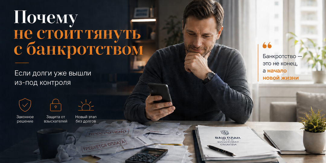 Почему не стоит тянуть с банкротством, если долги уже вышли из-под контроля
