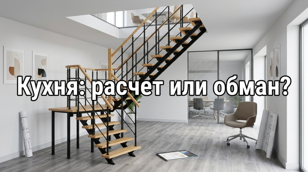    Этот файл изображает 3D-проект кухни и обсуждает проблему онлайн-калькуляторов. OK.Levin
