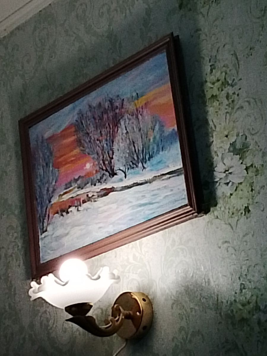 так интересно работает подсветка, картина стала другой...
