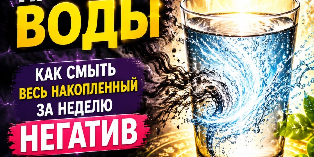 Ритуал на стакан воды: как смыть весь накопленный за неделю негатив