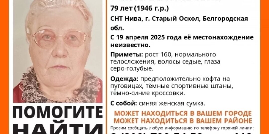 Пропавшую женщину из другого региона ищут в Томской области