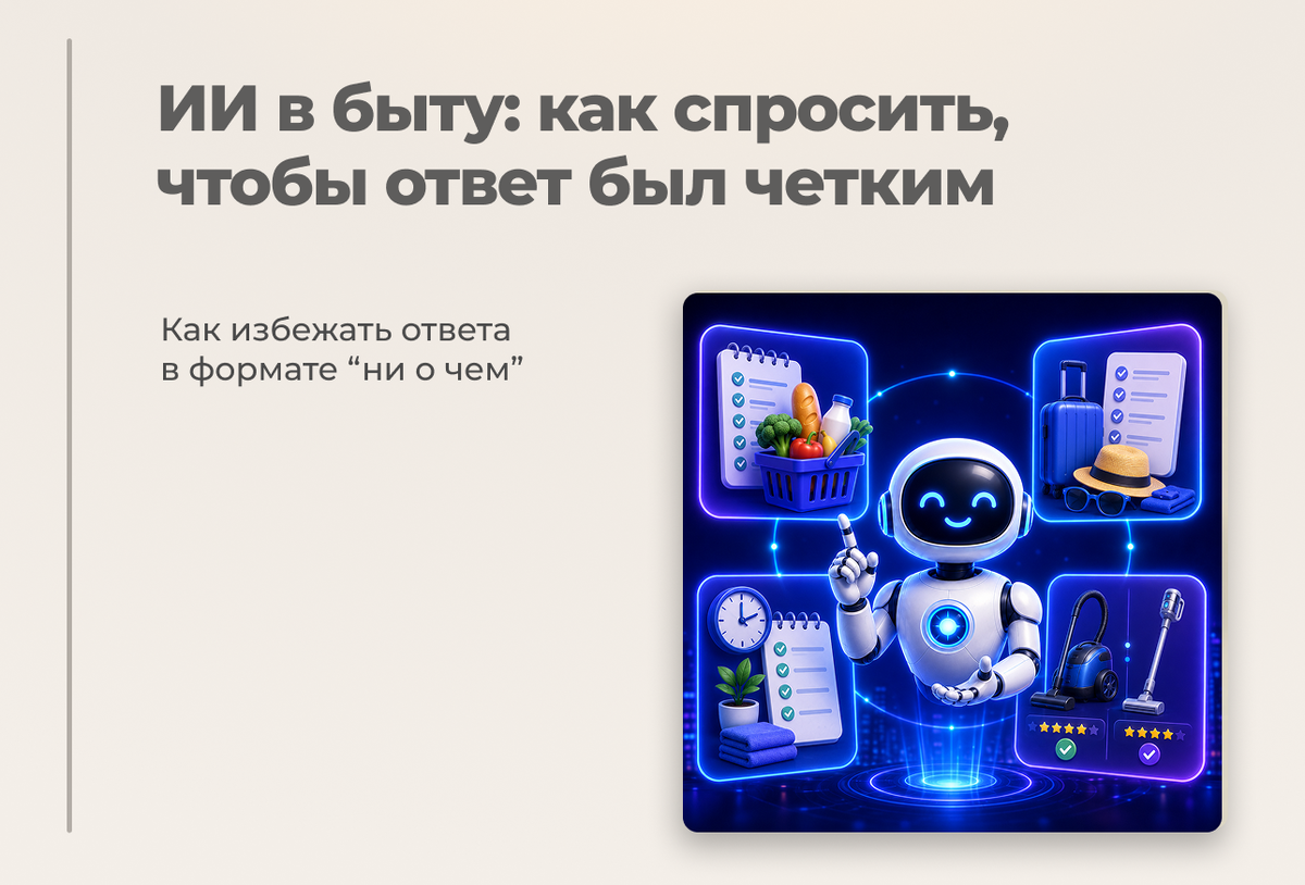 Проблемы взаимопонимания — это вопросы формулировки задачи
