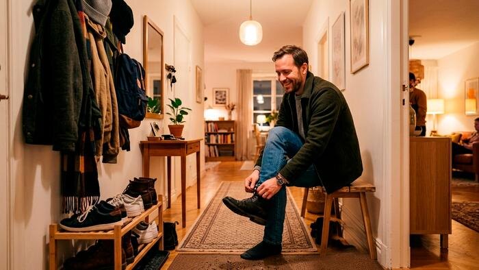 10 русских привычек, которые сводят с ума иностранцев: зачем русские снимают обувь при входе в дом? Фото © Gemini Nano Banana