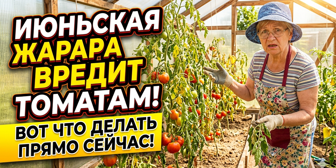 Июньская Жара Вредит Урожаю Помидоров. Вот Что Делать Прямо Сейчас!
