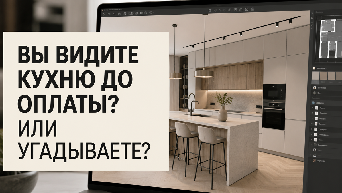 3D-визуализация кухни: зачем она нужна и почему без неё опасно заказывать