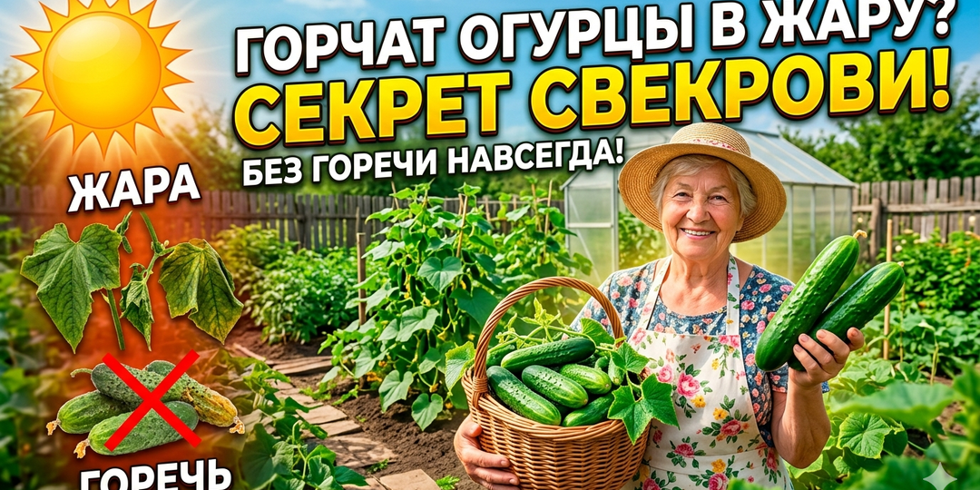 Огурцы Горчат в Жару? Свекровь Дала Простое Решение!