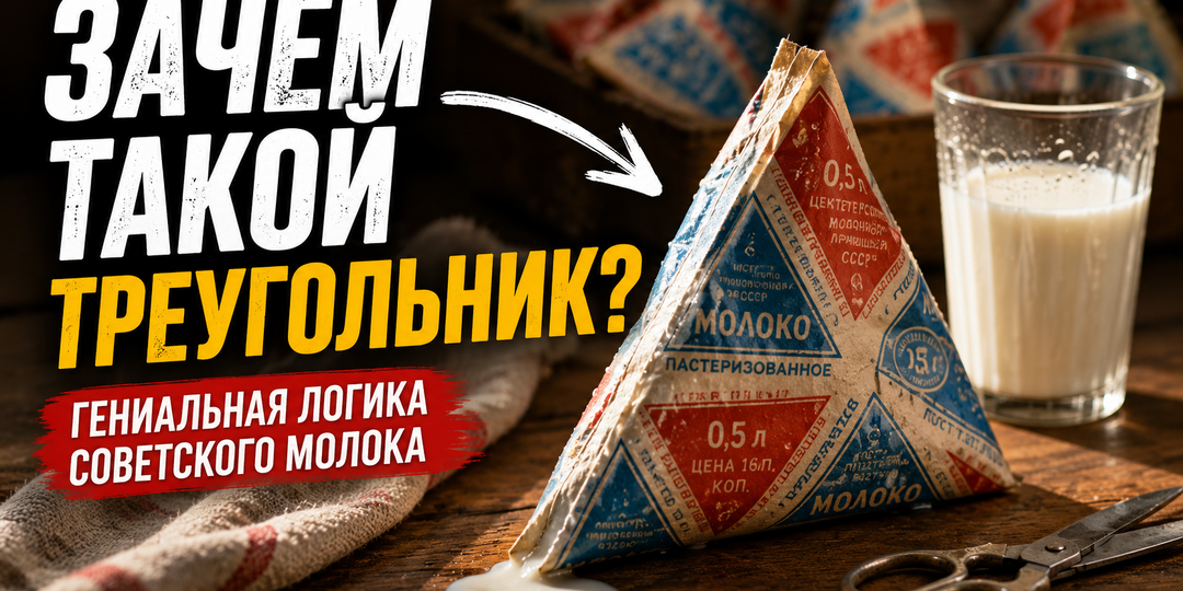 Парадокс геометрии в молочном отделе: как шведский патент экономил миллионы на розливе советского молока