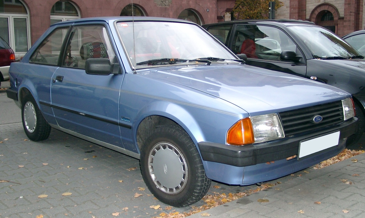 Европейский Ford Escort образца 1981 года мало чем отличается от североамериканского.