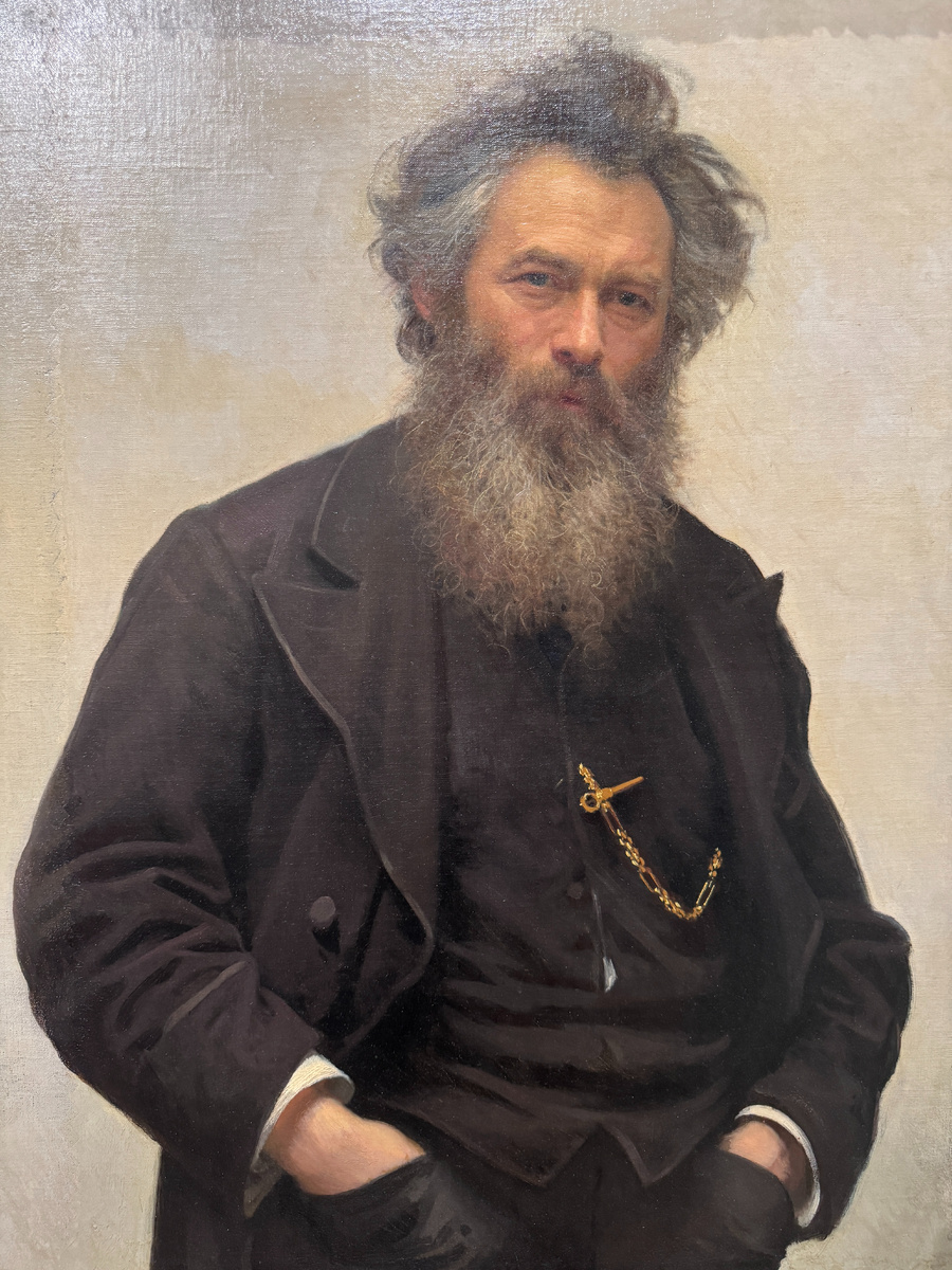 И.Н. Крамской, Порьрет И.И. Шишкина, 1880