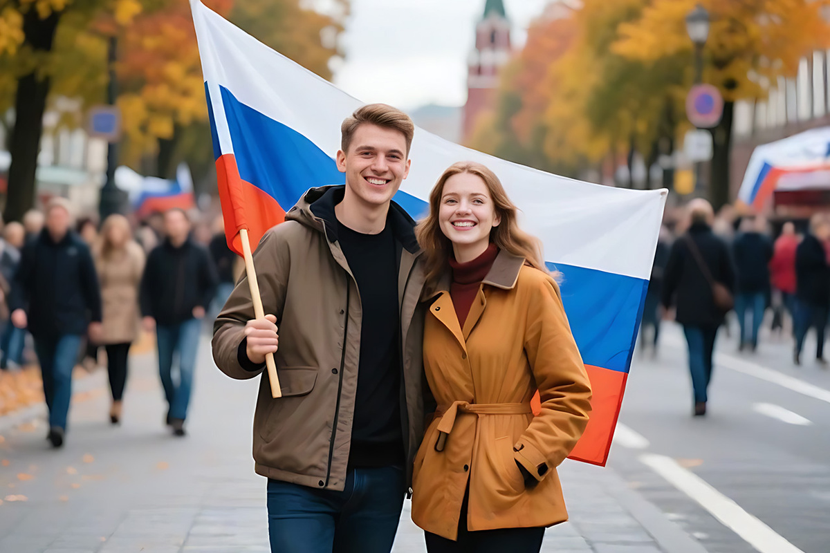 Праздничные мероприятия проходят в городе 12 июня.  Фото: Изображение сгенерировано при помощи нейросети / Маргарита Неклюдова