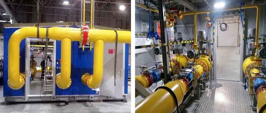    Узел редуцирования газа на Верхнетагильской ГРЭС