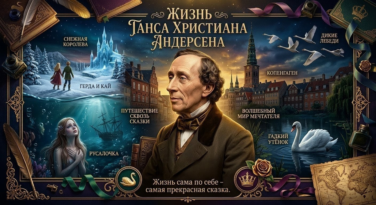Гений сказки: ГАНС ХРИСТИАН АНДЕРСЕН